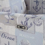 Poltrona Reclinabile Kensington Hill Gulls Point Sky 27 1/2 Wide Blue 3 Vie Elettrica