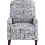 Poltrona Reclinabile Kensington Hill Gulls Point Sky 27 1/2 Wide Blue 3 Vie Elettrica