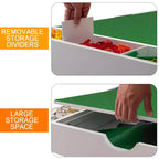 Il Tavolo da Gioco Pieghevole 2 in 1 e Contenitore Giocattoli Compatibile con Lego Adatto per Essere Riposto Sotto il Letto o il Divano-Bianco (38 x 18.7 x 5.9)