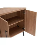 Mobiletto di appoggio Mid-Century Modern con 2 ripiani
