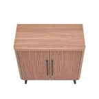 Mobiletto di appoggio Mid-Century Modern con 2 ripiani