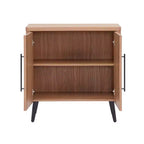Mobiletto di appoggio Mid-Century Modern con 2 ripiani