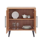 Mobiletto di appoggio Mid-Century Modern con 2 ripiani