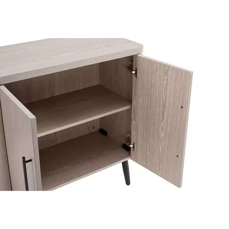 Mobiletto di appoggio Mid-Century Modern con 2 ripiani