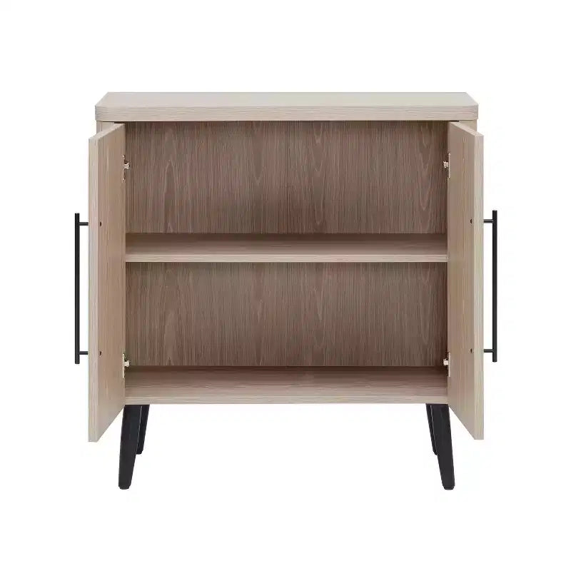 Mobiletto di appoggio Mid-Century Modern con 2 ripiani