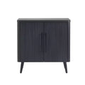 Manhattan Comfort Jodie Mid-Century Modern Accent Cabinet with 2 Shelves