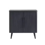 Manhattan Comfort Jodie Mid-Century Modern Accent Cabinet with 2 Shelves