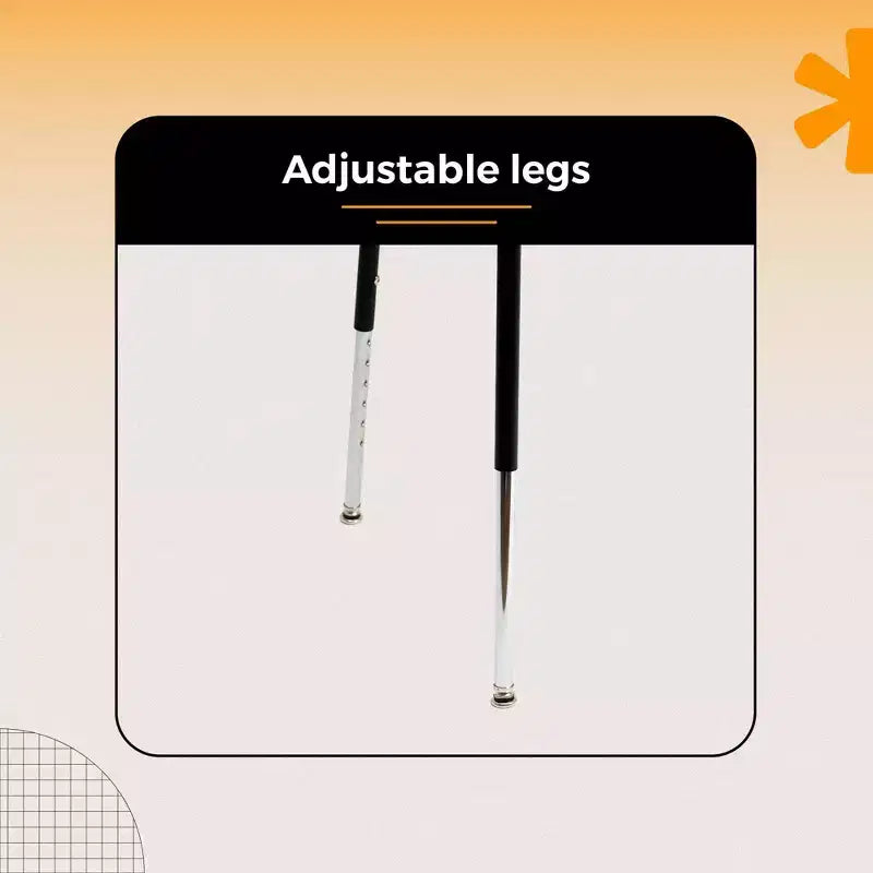 Sgabello da bar regolabile in acciaio con schienale – 63,5-84 cm