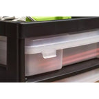 Carrello portatutto a 5 cassetti con ripiano organizer – Plastica, rotelle, per lavori manuali e scrapbooking