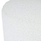 Pouf Cloud con Base in Legno Naturale – Rotondo, Rivestito, Capacità 113 kg